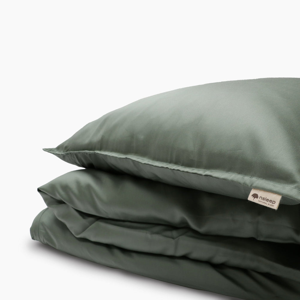 TENCEL™ voksen sengetøj 200 x 220 cm - Forrest Green