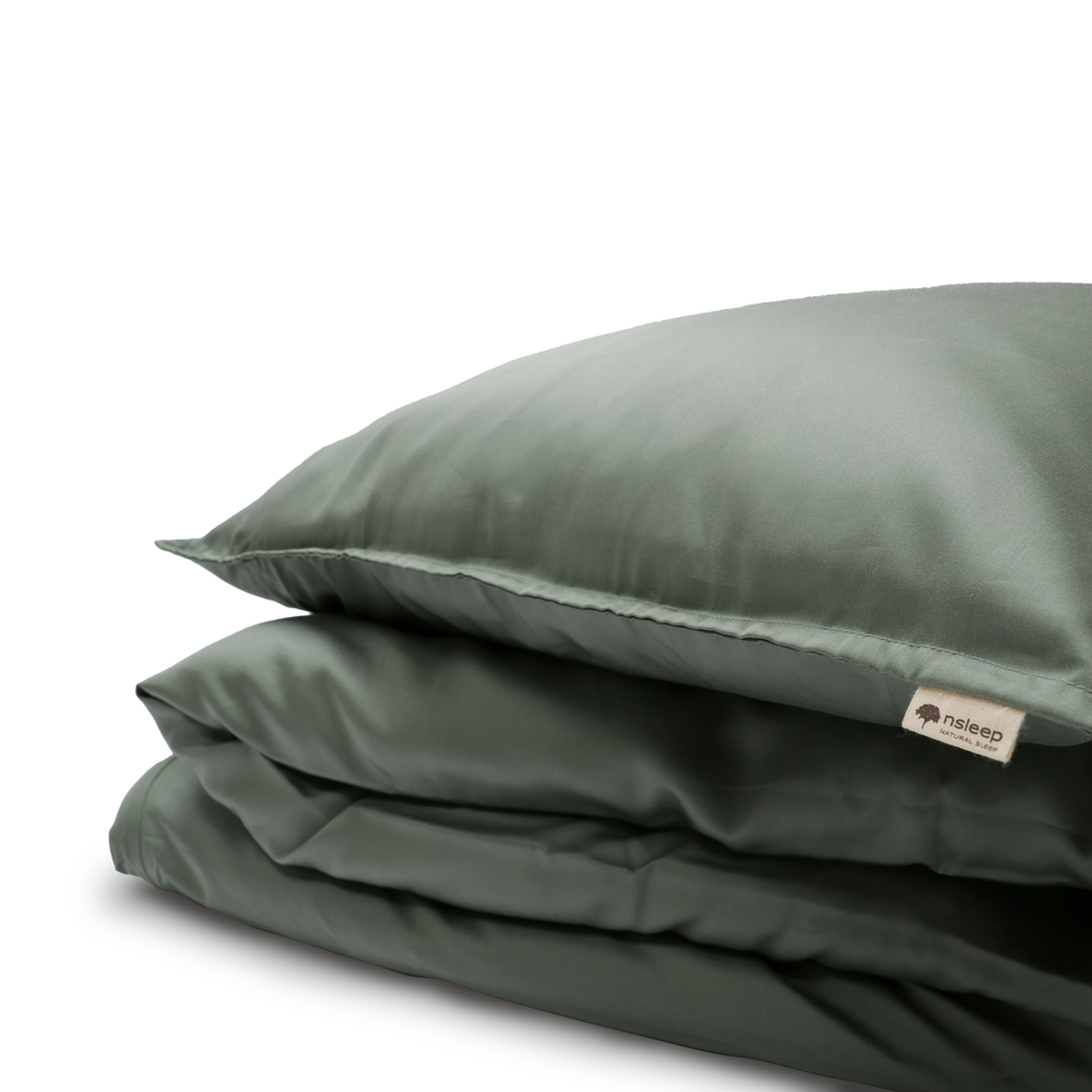 TENCEL™ voksen sengetøj 140 x 200 cm - Forrest Green